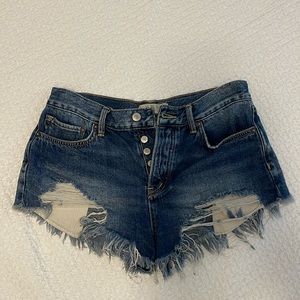 Free People jeans shorts, size 26